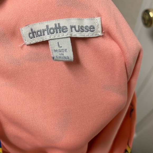 Charlotte Russe Ladies' Orange Spaghetti Strap Dress, Size L - Picture 3 of 3